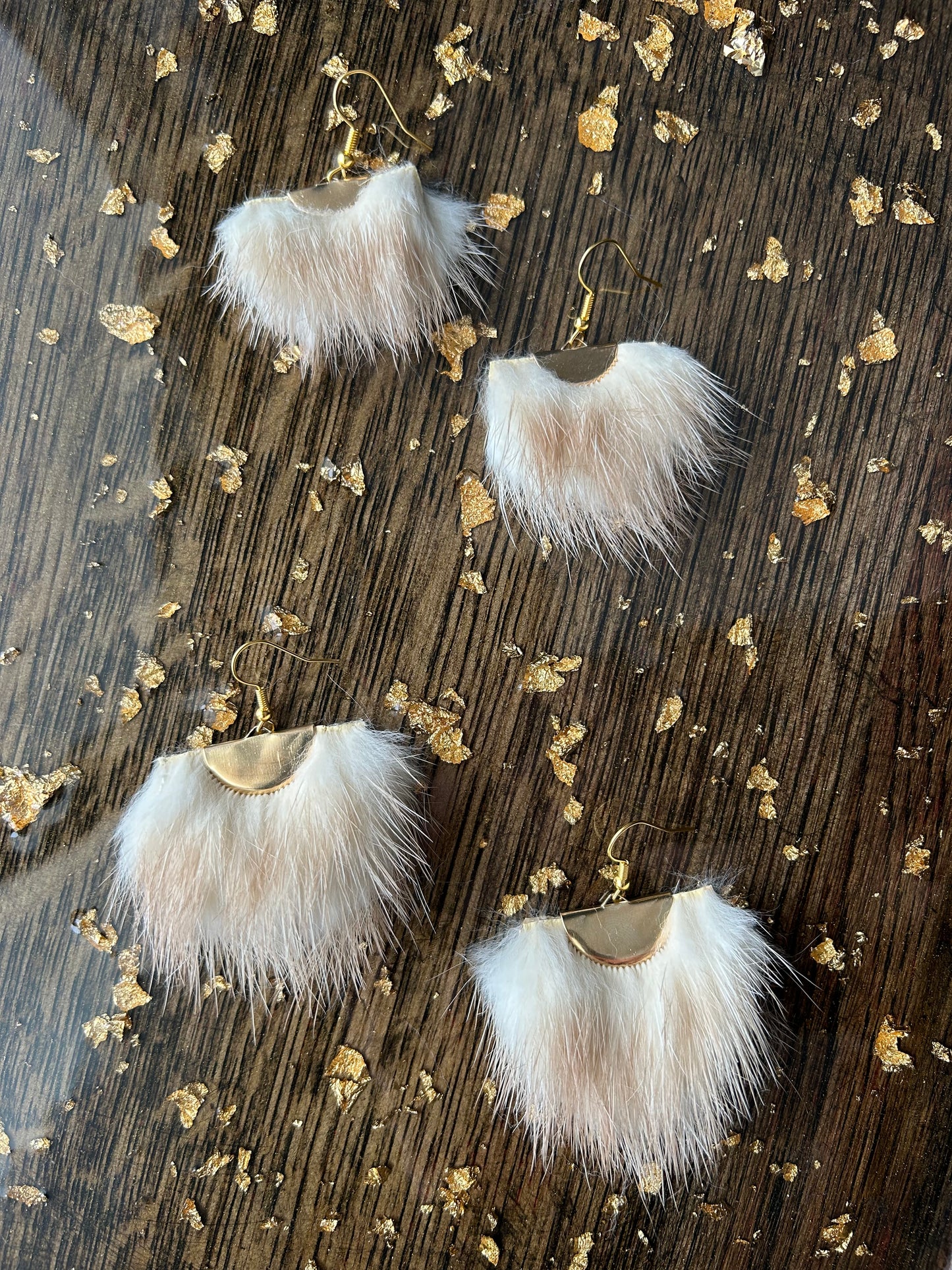 Fur Earrings