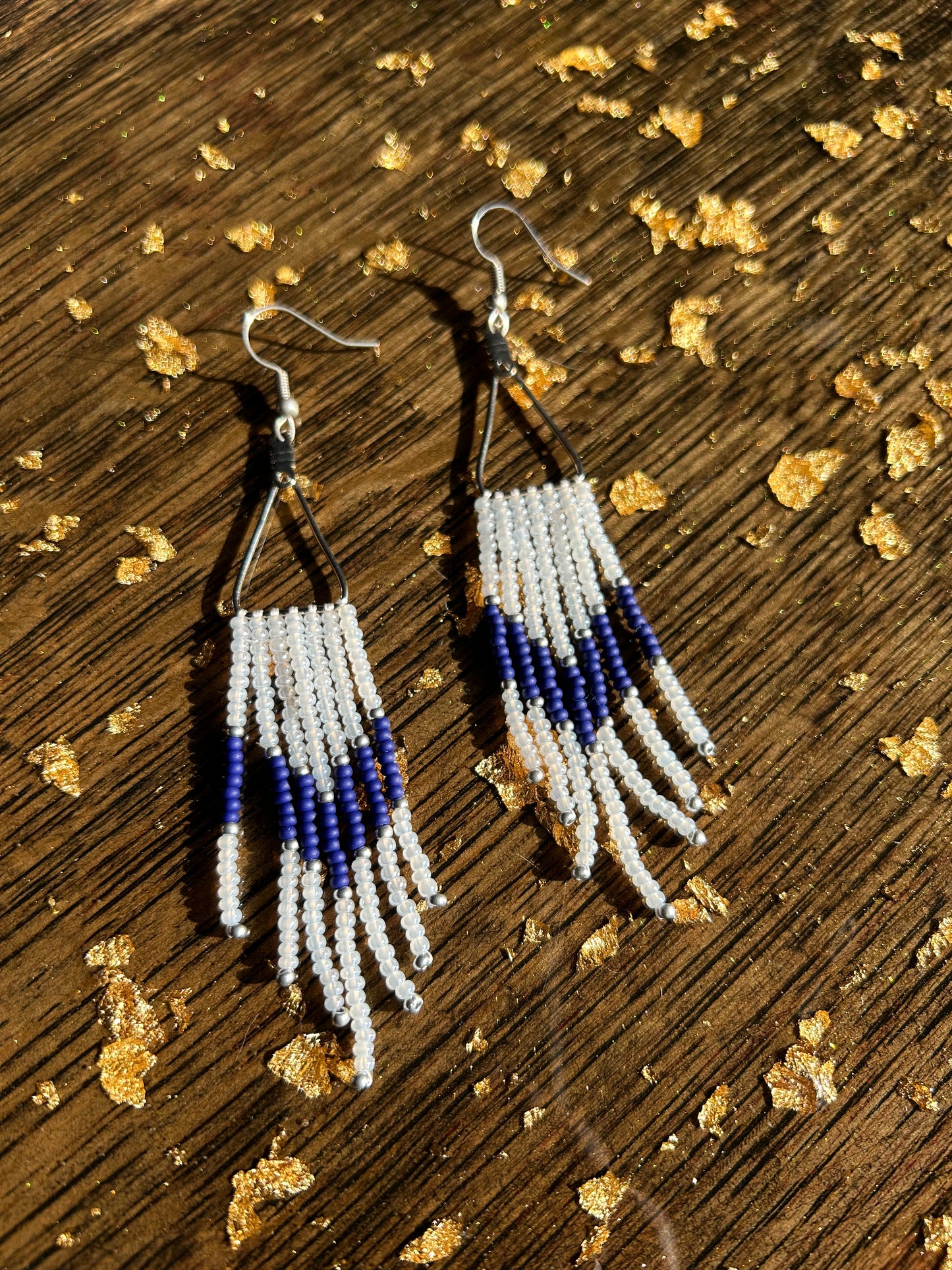 Mini Cut-out Fringe Earring