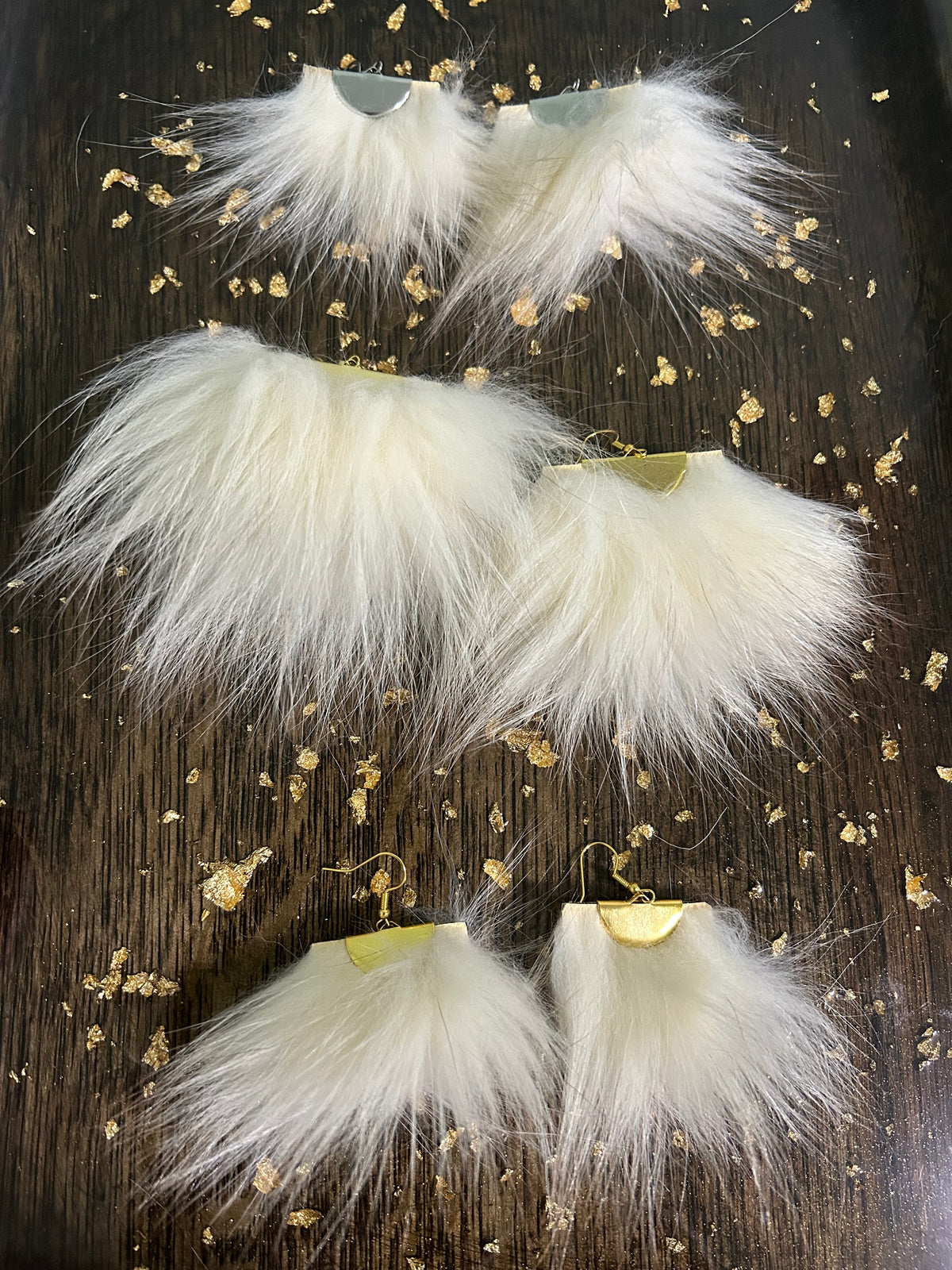 Fur Earrings