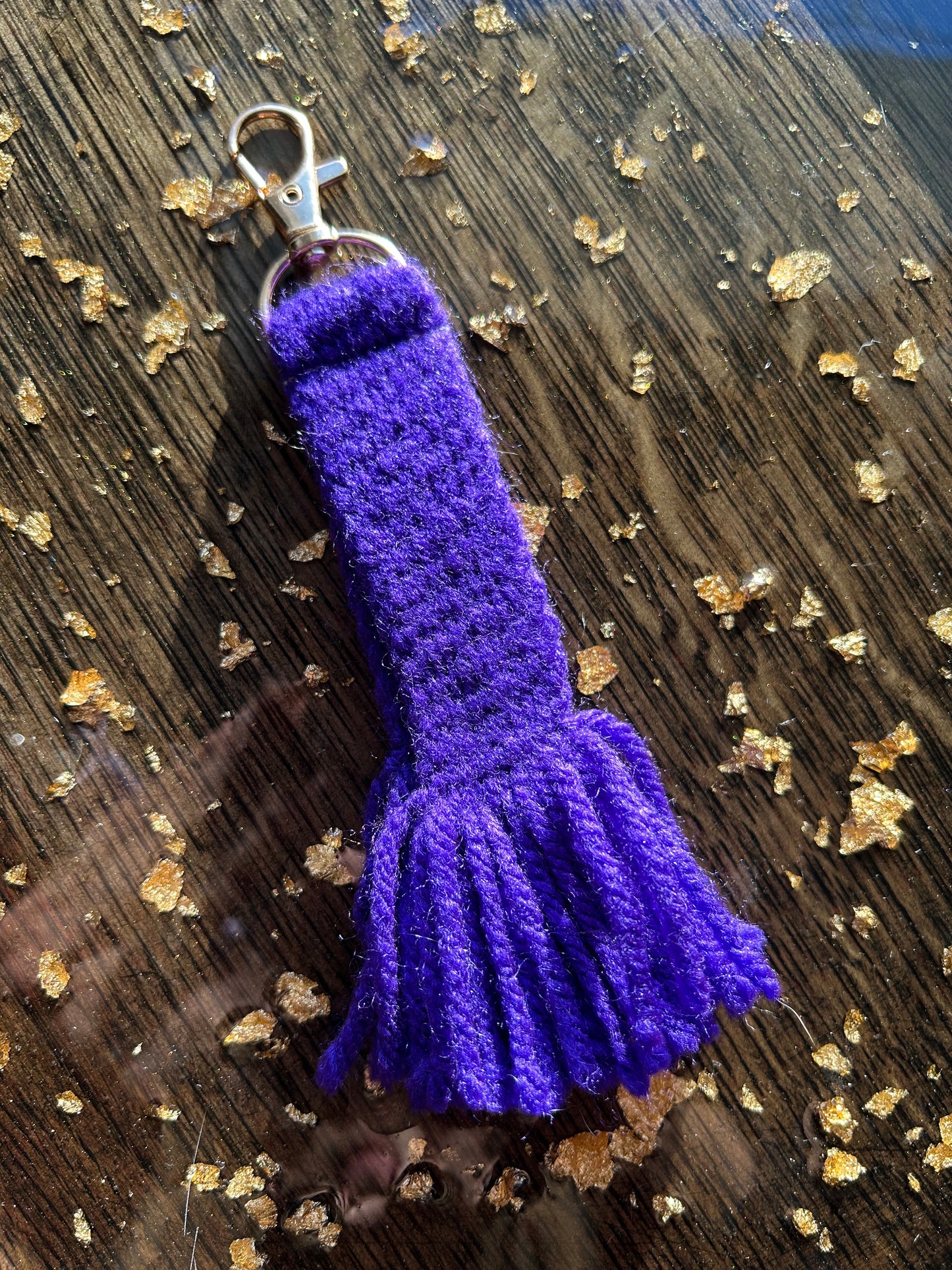 Finger-woven Sash Keychains