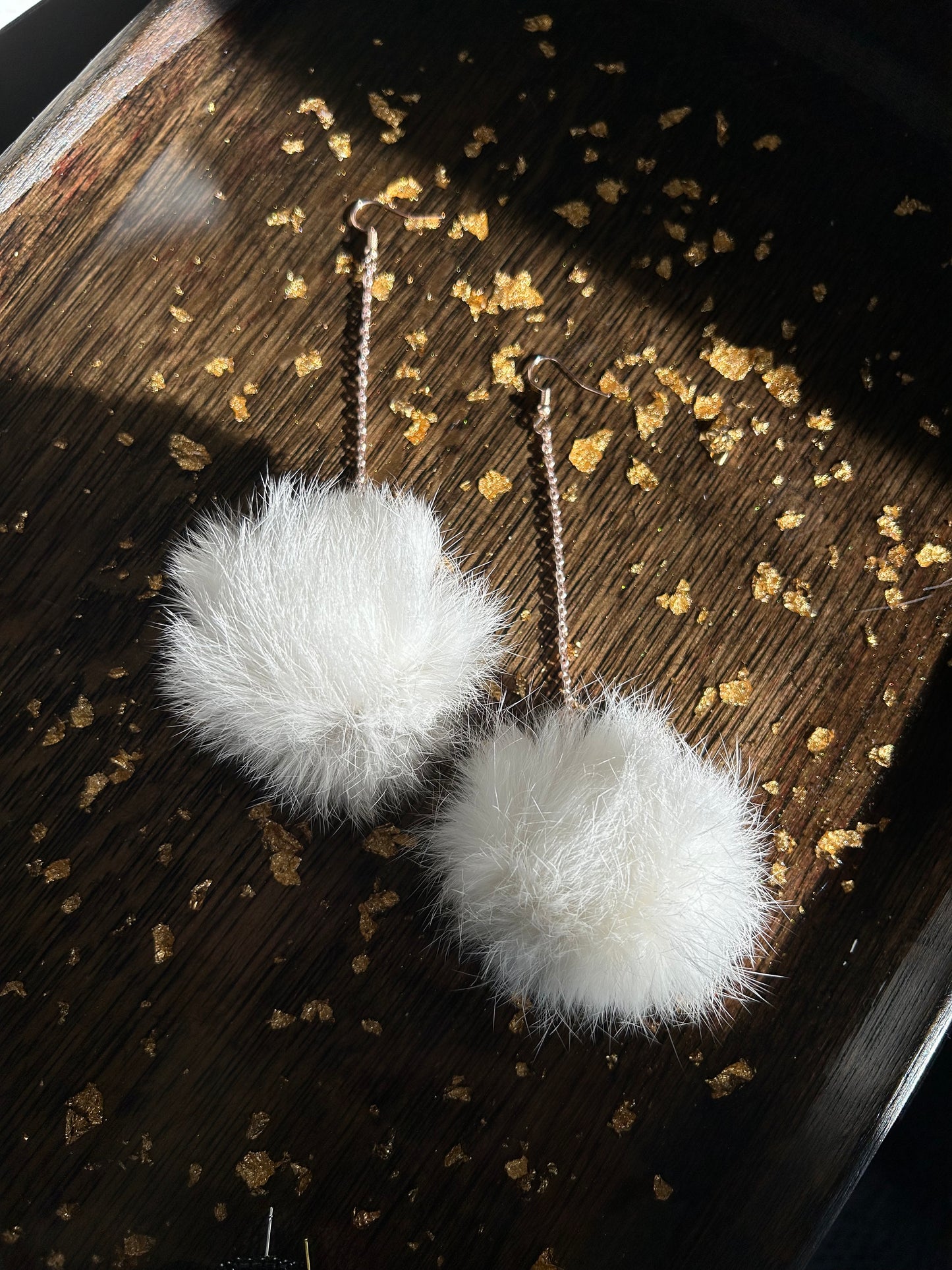 Single Pompom Earrings