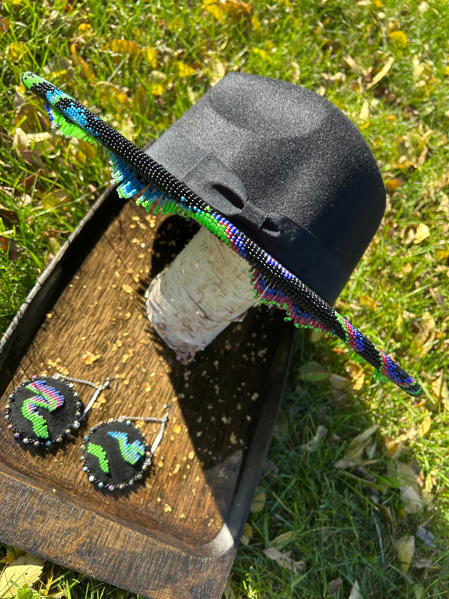 Aurora Borealis Hat Set