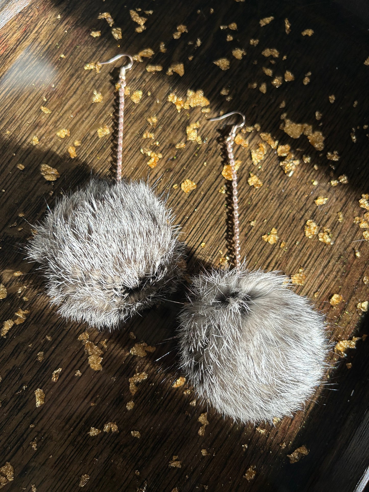Single Pompom Earrings