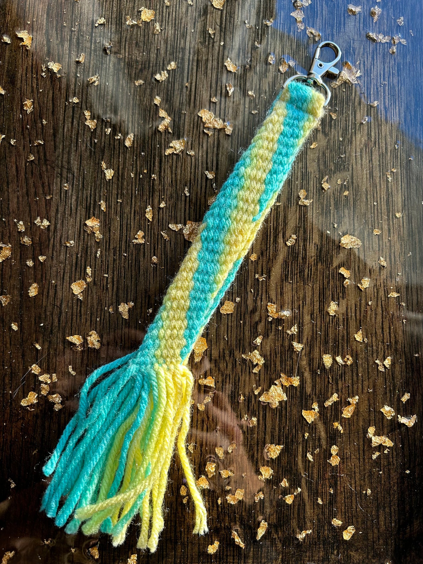 Finger-woven Sash Keychains