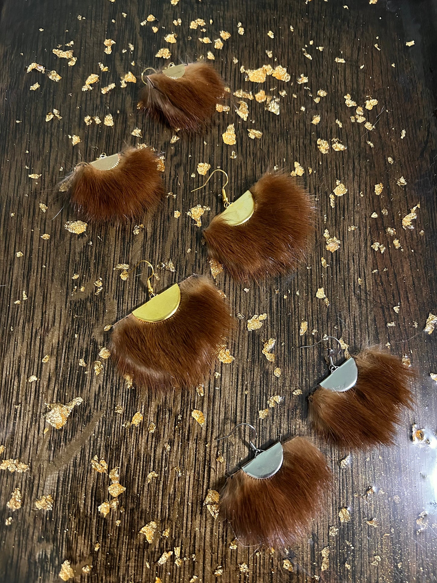 Fur Earrings