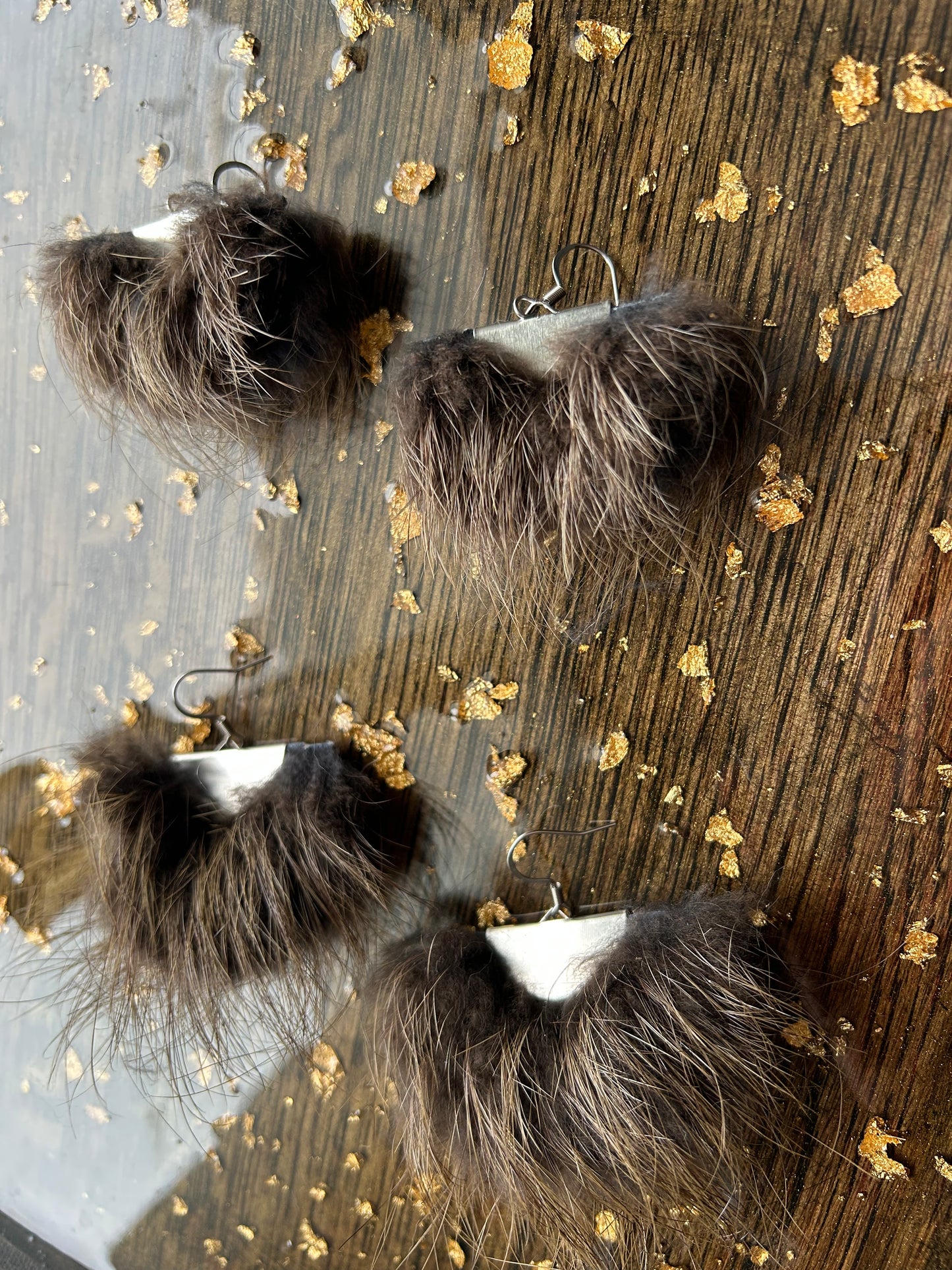 Fur Earrings