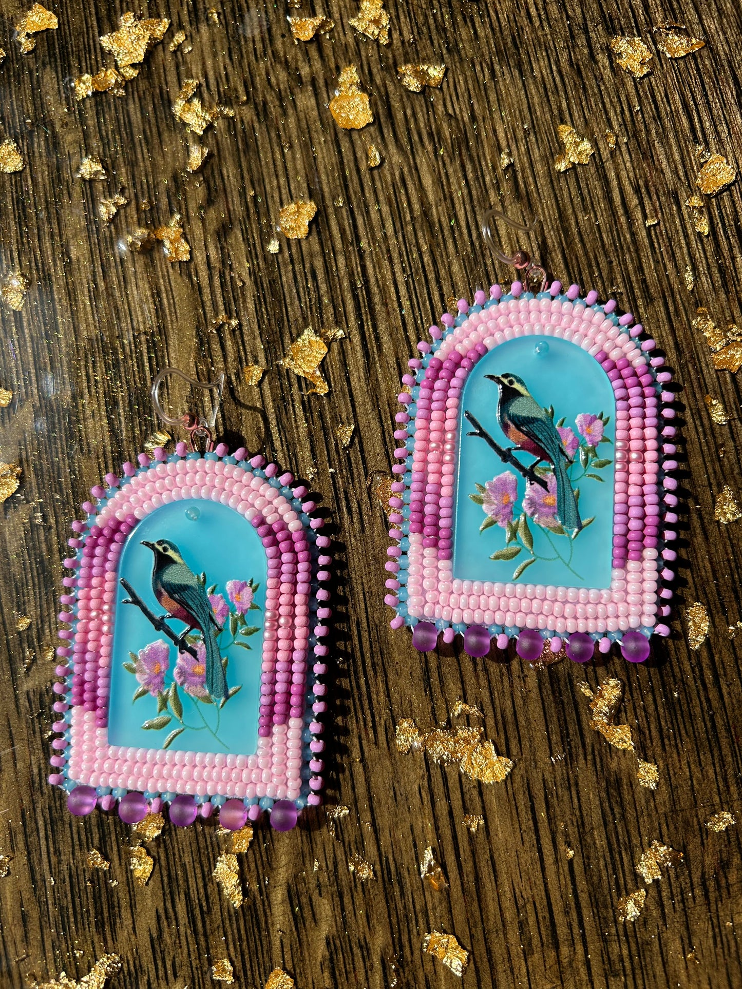 Bird Portrait Earrings -