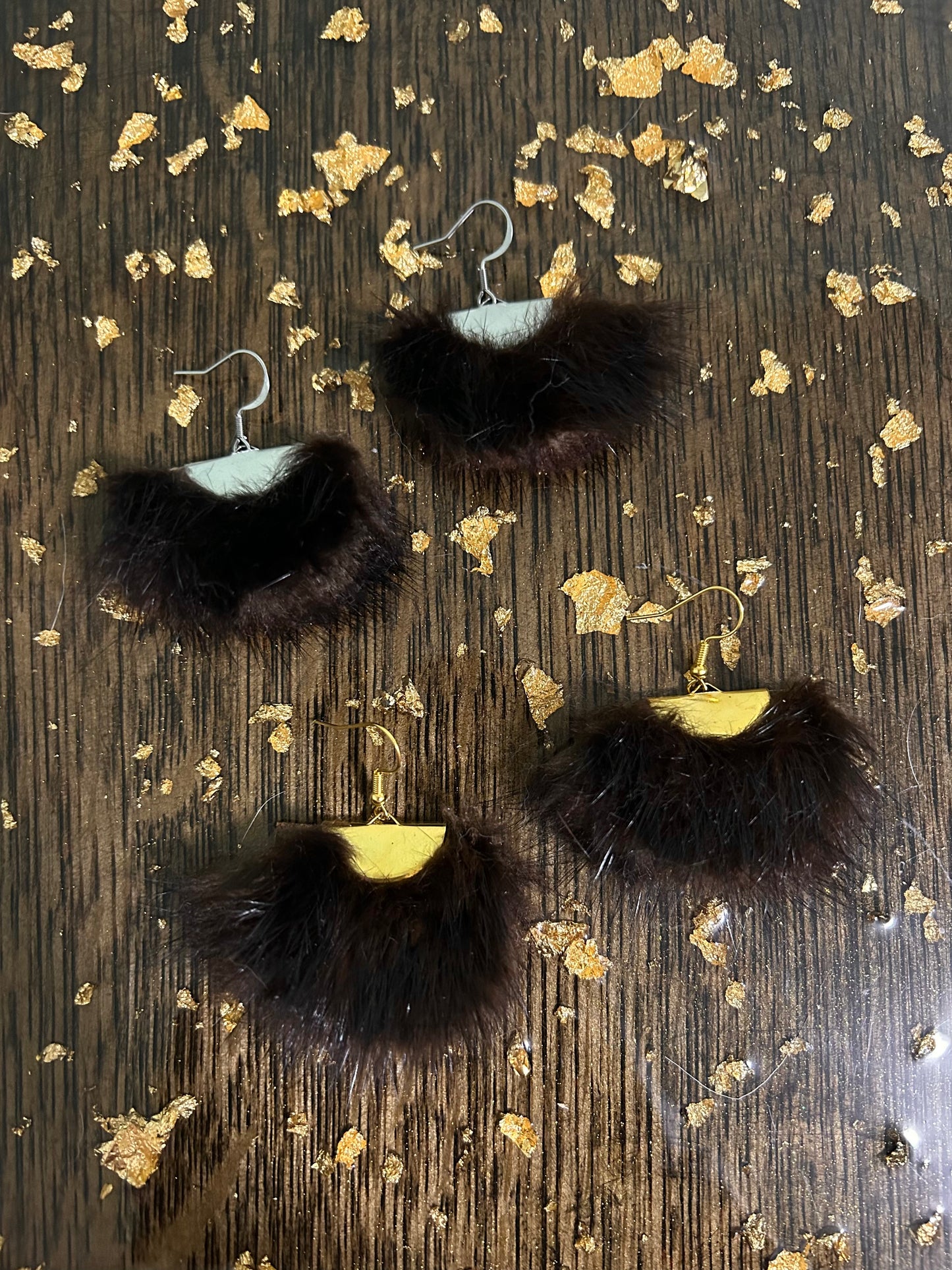 Fur Earrings