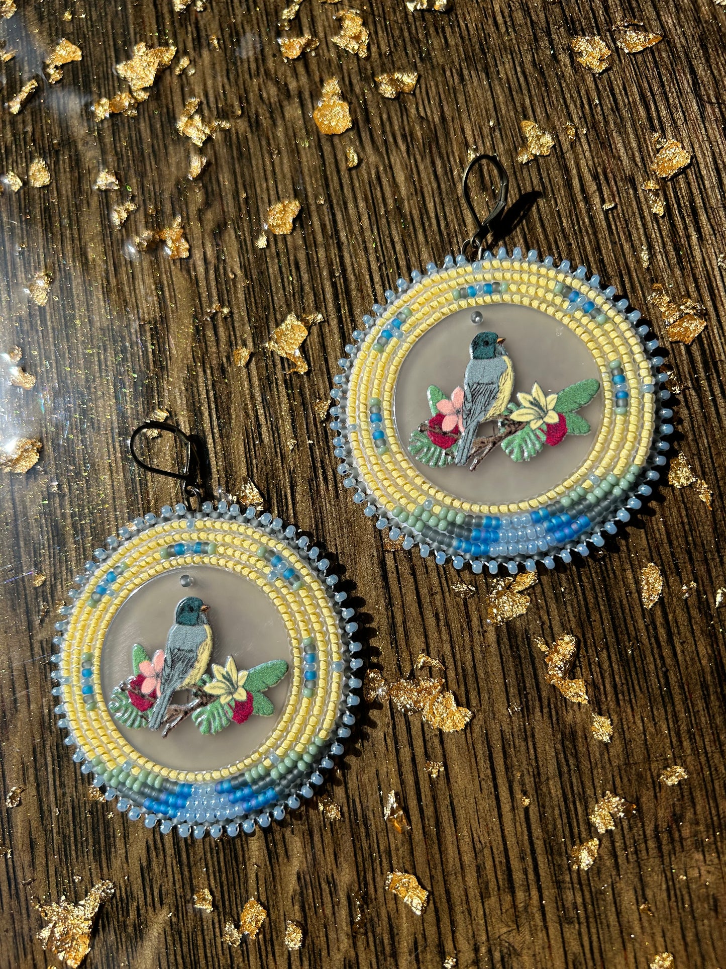 Bird Portrait Earrings -