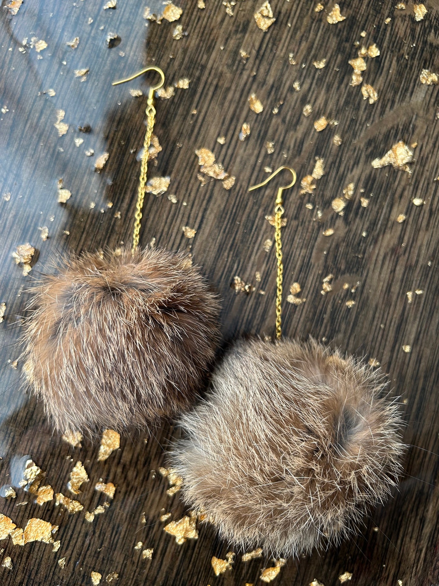 Single Pompom Earrings